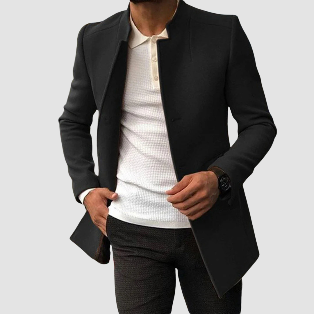 Abrigo largo clásico para hombre: elegancia atemporal para todas las estaciones