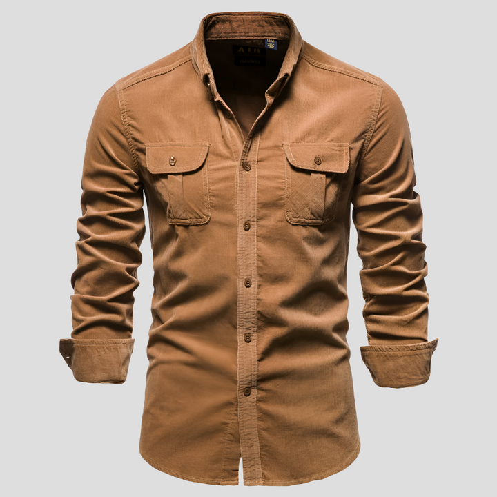 Camisa de pana para hombre: textura atemporal, comodidad para el día a día