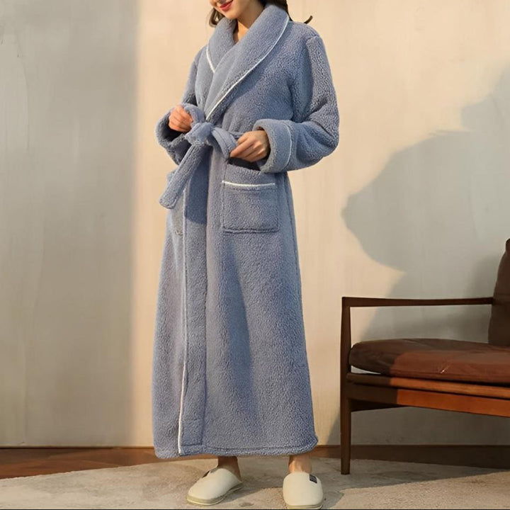 Bata de Baño Luxe Fleece Calidez Comodidad