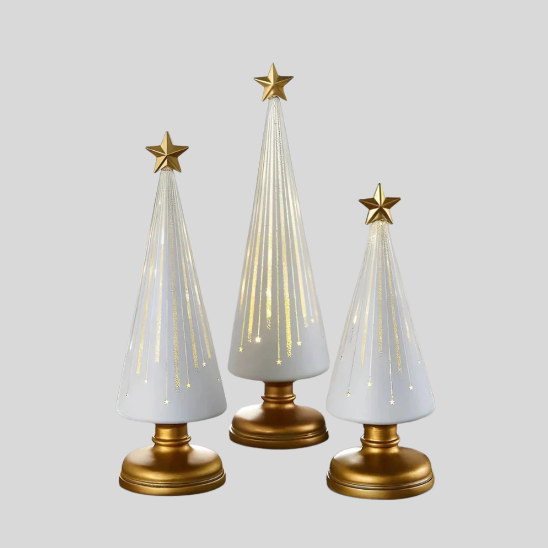 Decoración de Árbol de Navidad Iluminada para Hombres