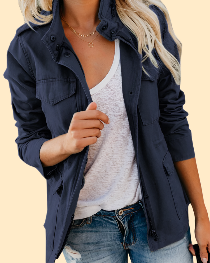 Chaqueta de mezclilla suave para mujeres