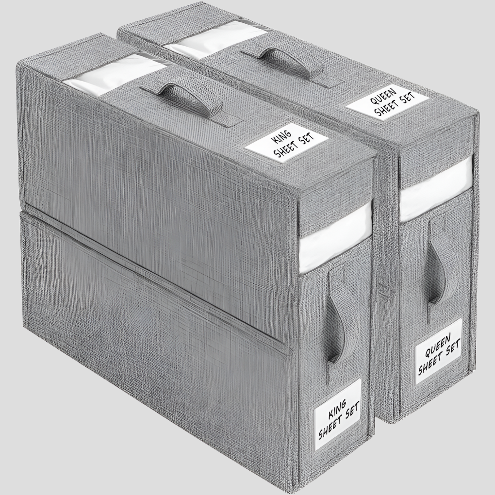 Caja Organizadora de Sábanas Plegable