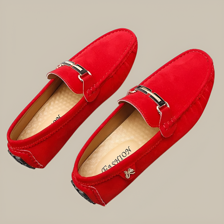 Mocasines de Suede Sin Cordones para Hombres