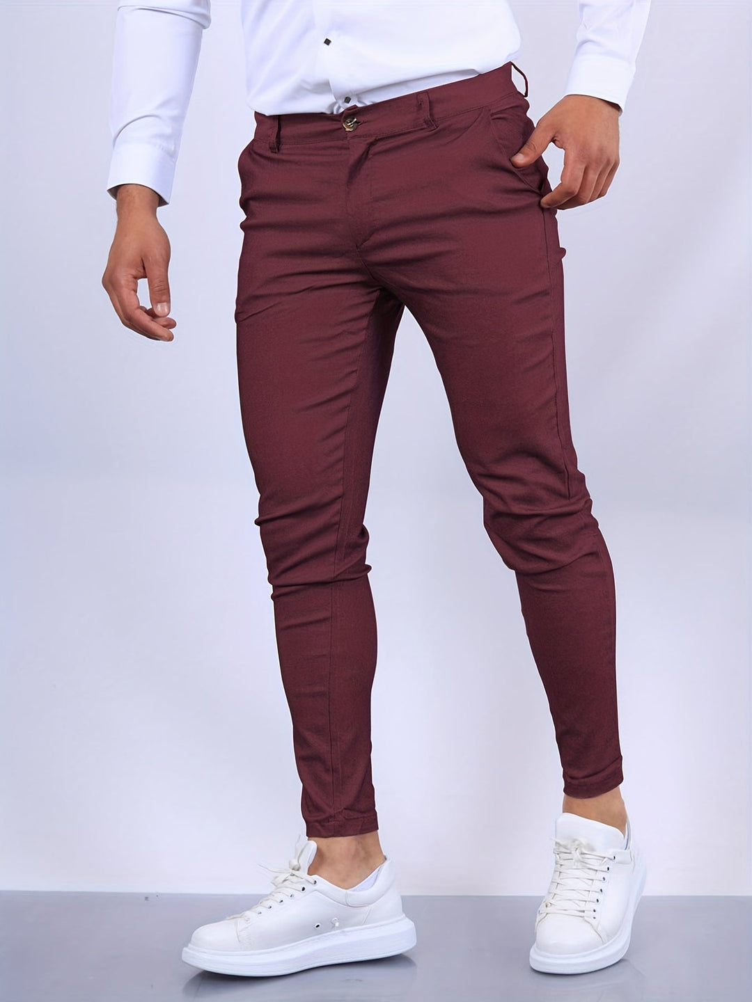 Orlando: pantalones pitillo elásticos para hombre