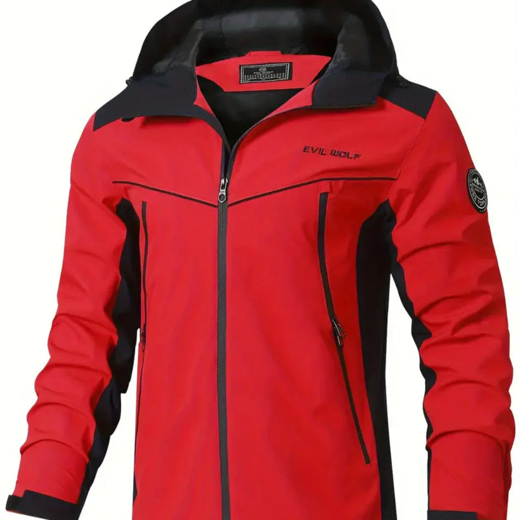 Chaqueta Exterior Repelente al Agua con Diseño Reflectante