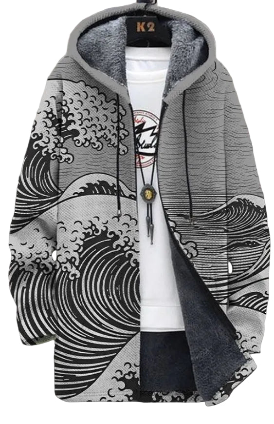 Chaleco Color Bloque Retro para Hombres