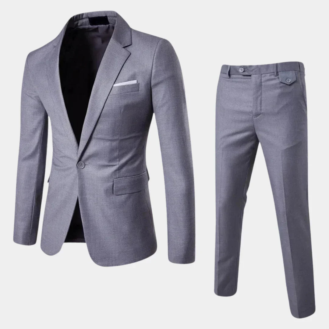 Traje Elegante de Hombre con Blazer y Pantalones