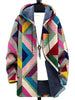 Chaleco Color Bloque Retro para Hombres
