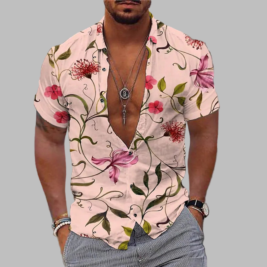 La Camisa Designer Masculina Estilosa