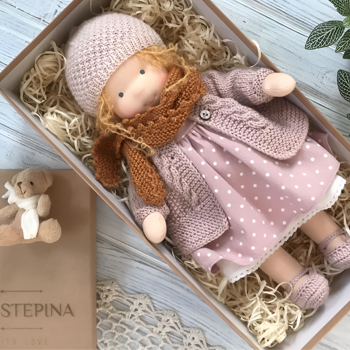 Muñeca Abrazable Waldorf Hecha a Mano