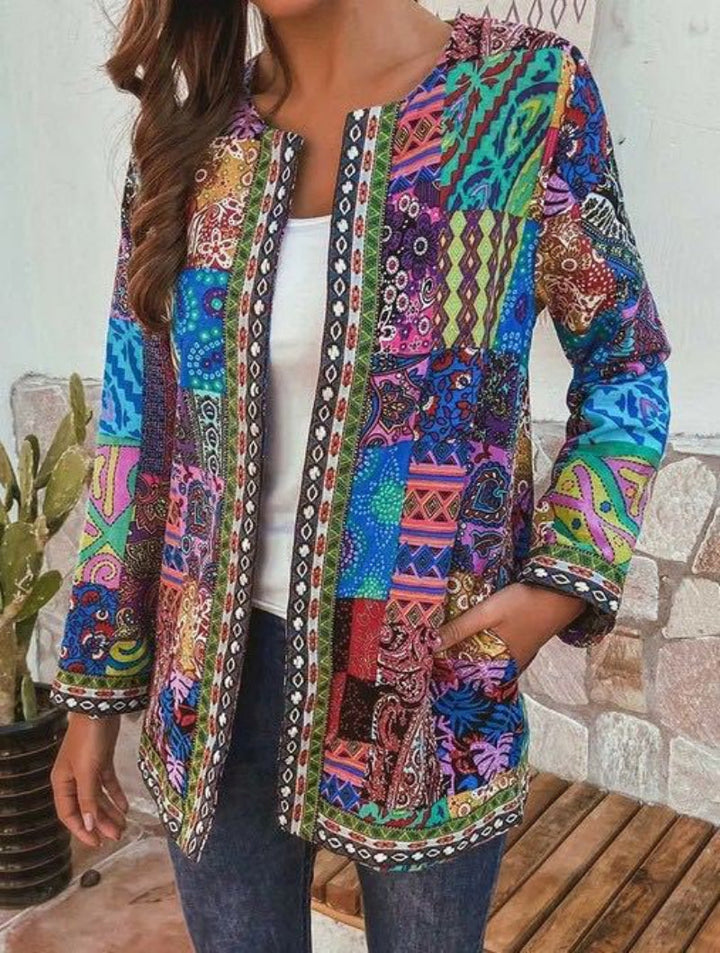 Cárdigan de punto de inspiración retro: elegancia atemporal para mujer
