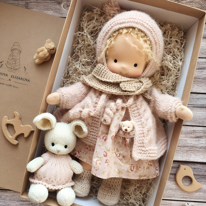 Muñeca Abrazable Waldorf Hecha a Mano