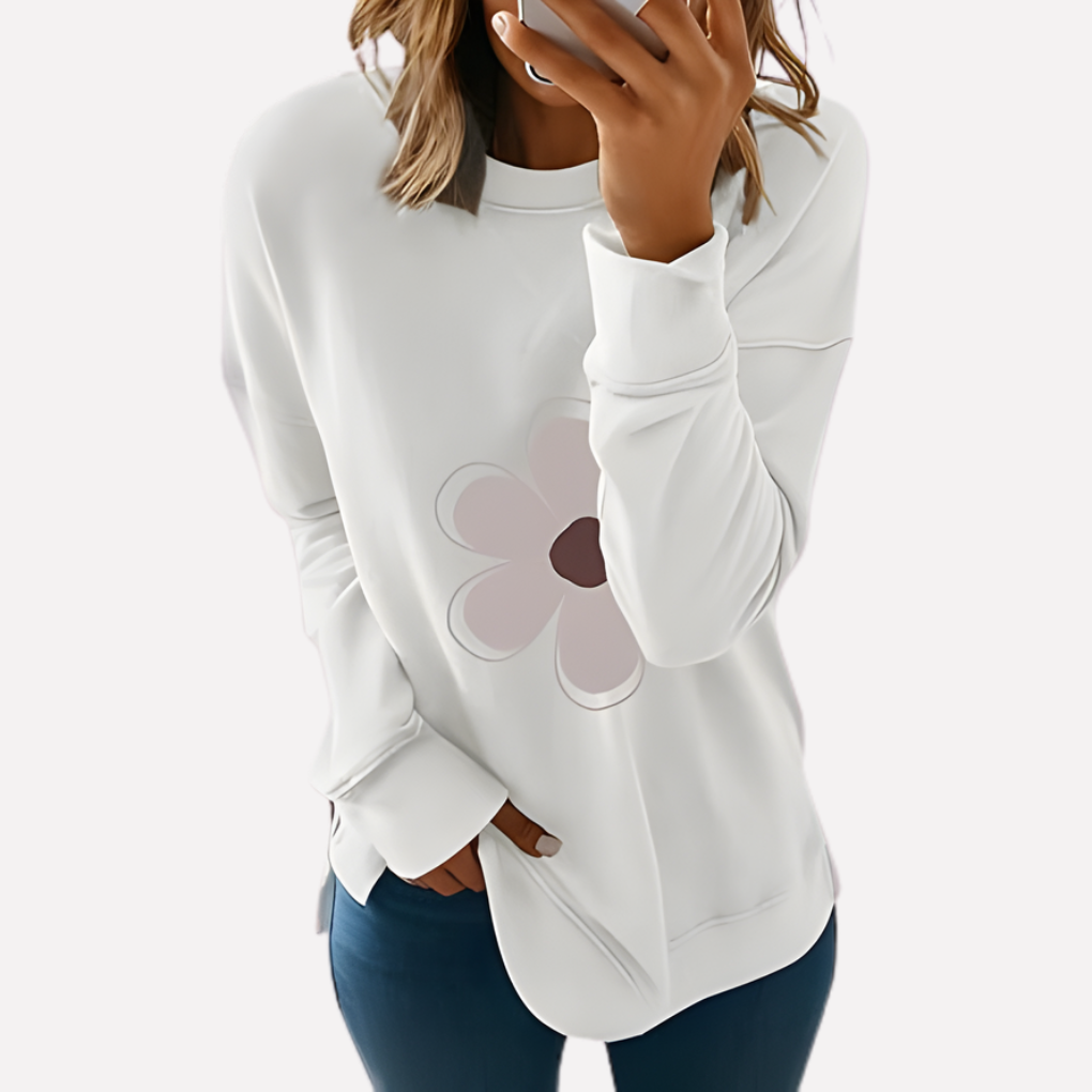 Sudadera de Cuello Redondo para Mujeres
