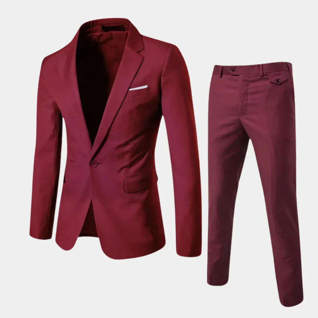 Traje Elegante de Hombre con Blazer y Pantalones
