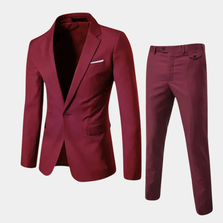 Traje Elegante de Hombre con Blazer y Pantalones