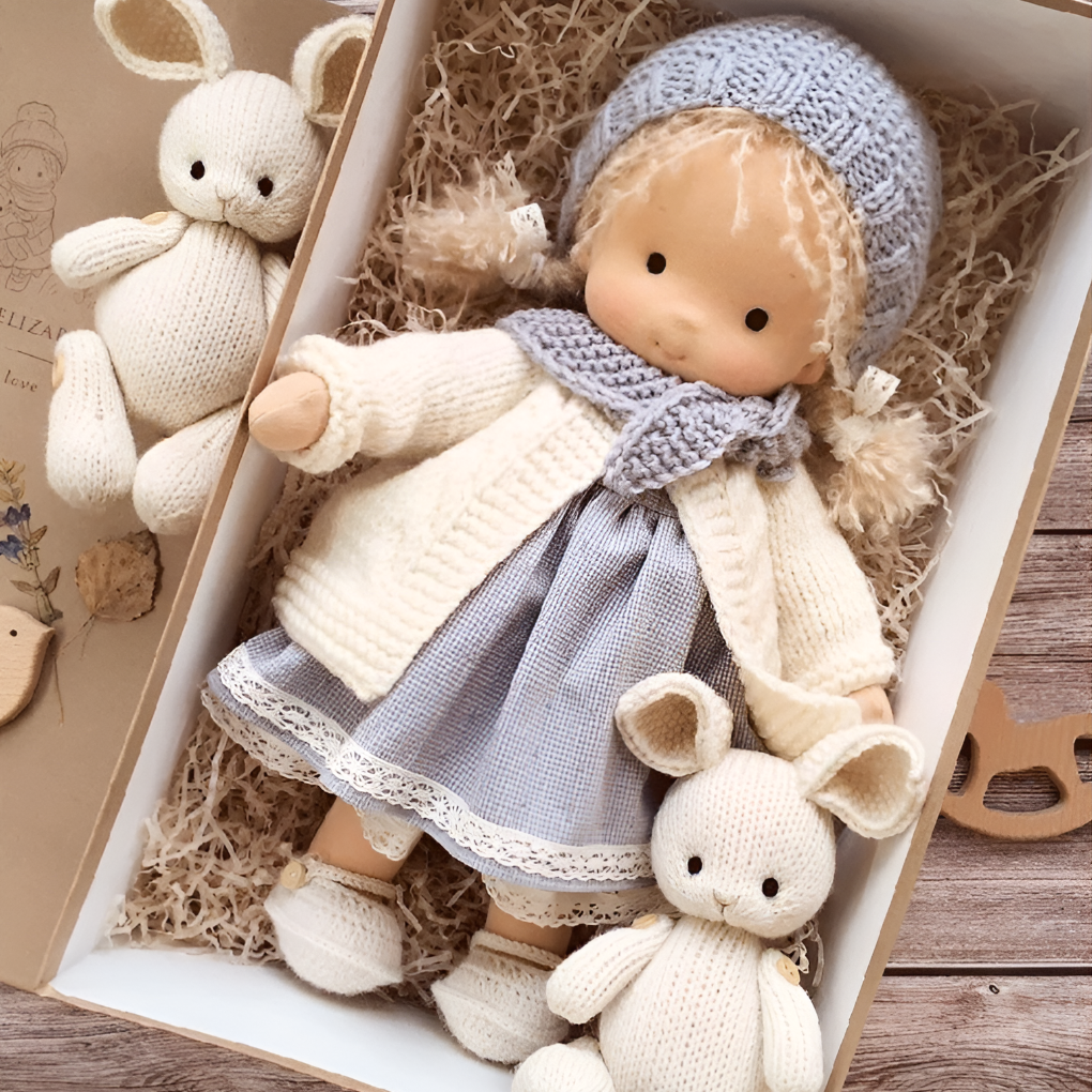 Muñeca Abrazable Waldorf Hecha a Mano