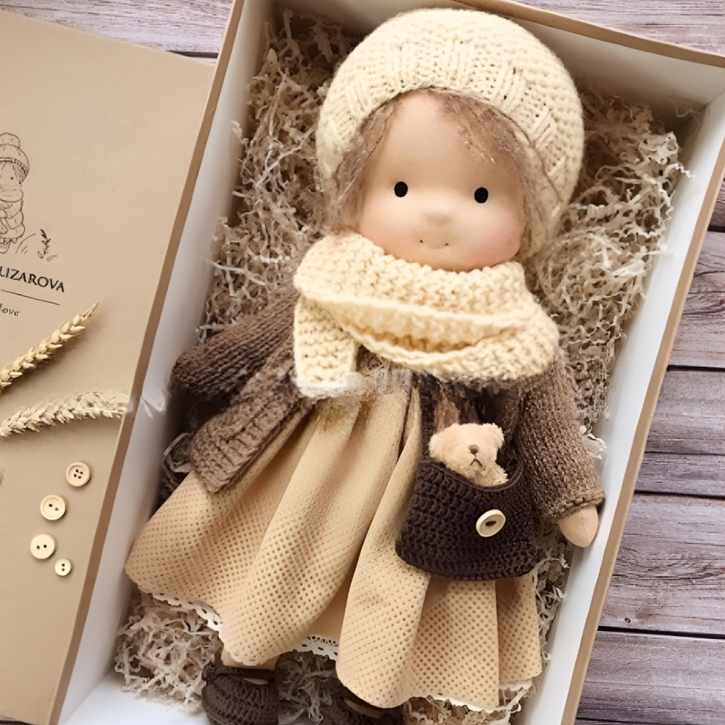 Muñeca Abrazable Waldorf Hecha a Mano