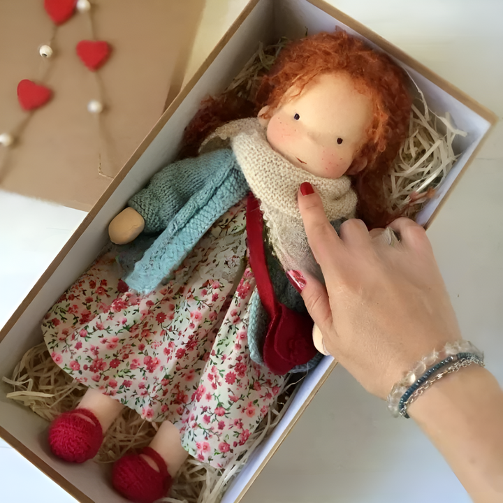 Muñeca Abrazable Waldorf Hecha a Mano