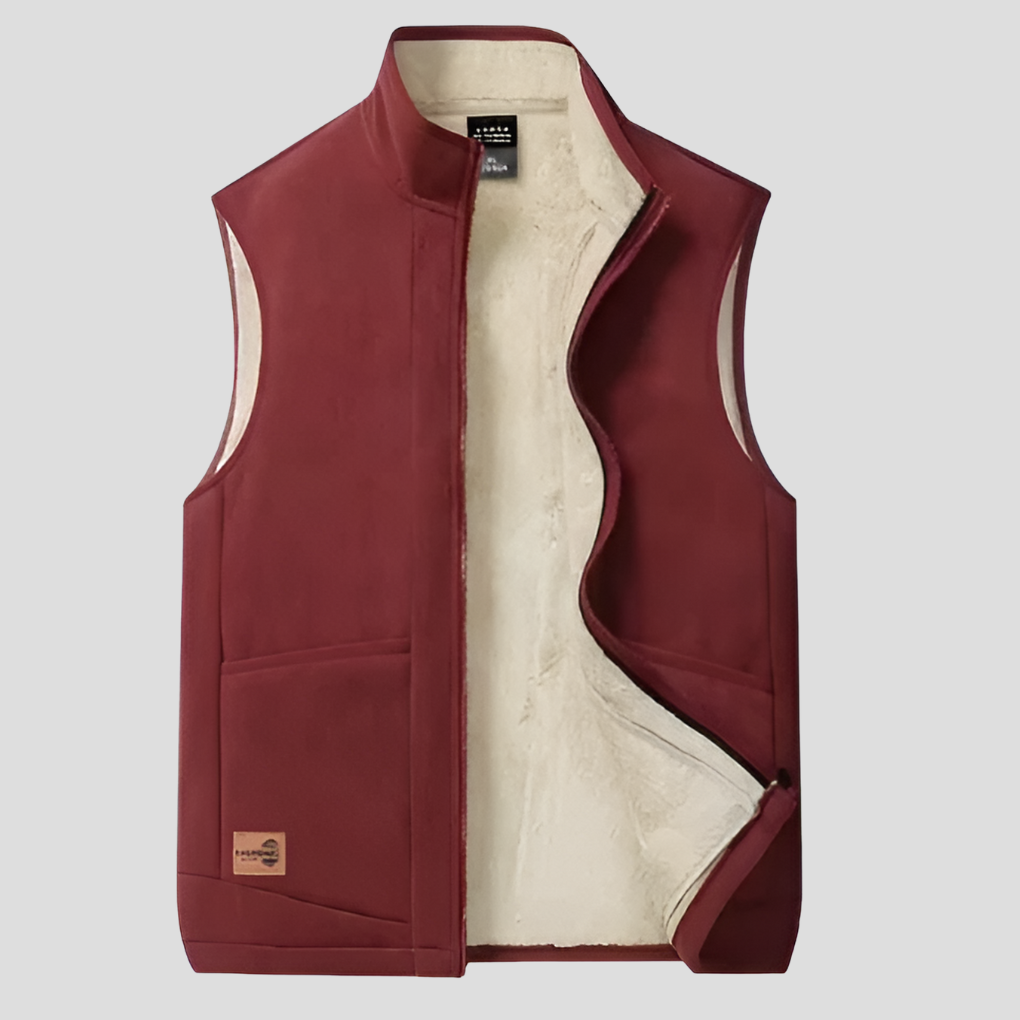 Chaleco de Invierno Forrado para Hombres – Cálido y Estiloso