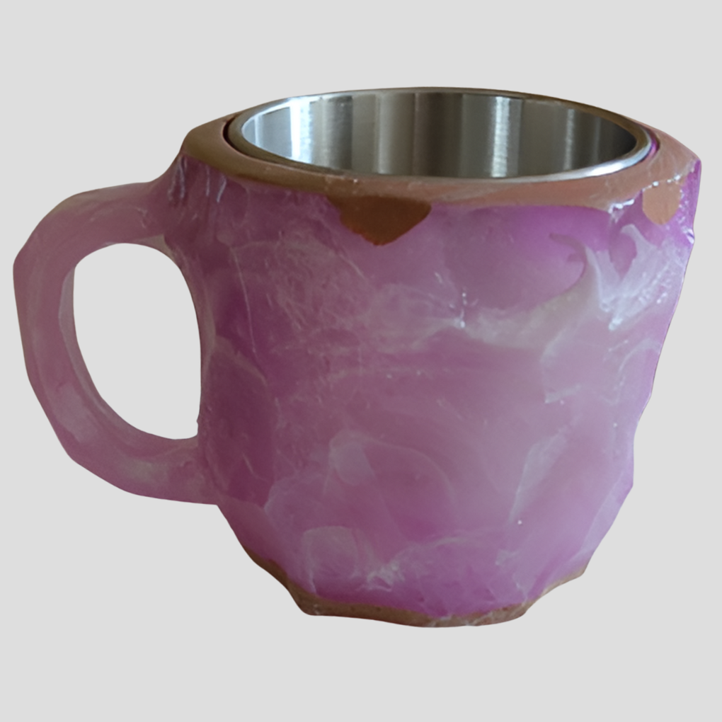 Tazas de Café de Cristal Mineral