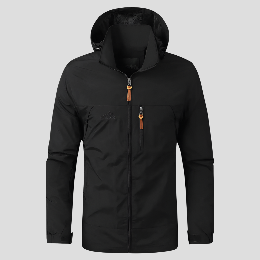 Chaqueta Exterior Hombre Impermeable y Anti-viento