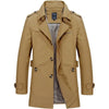 Chaqueta cortavientos clásica de negocios para hombre