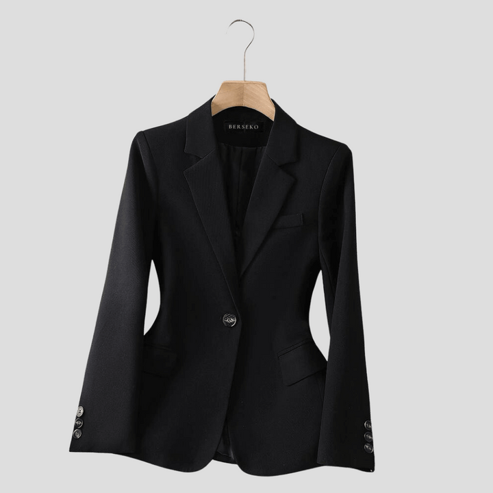Blazer de un solo botón para mujeres