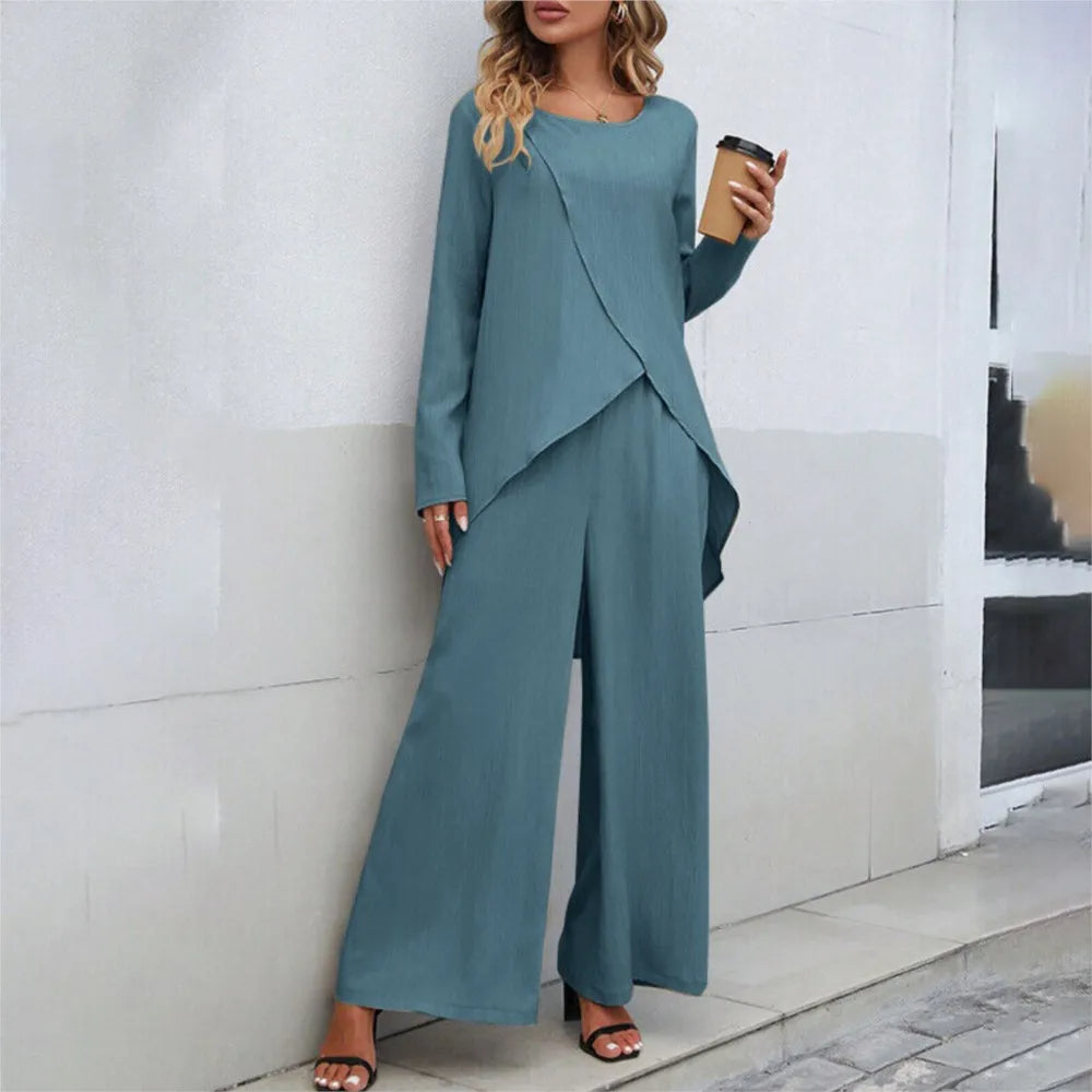 Conjunto Elegante de Dos Piezas para Mujeres