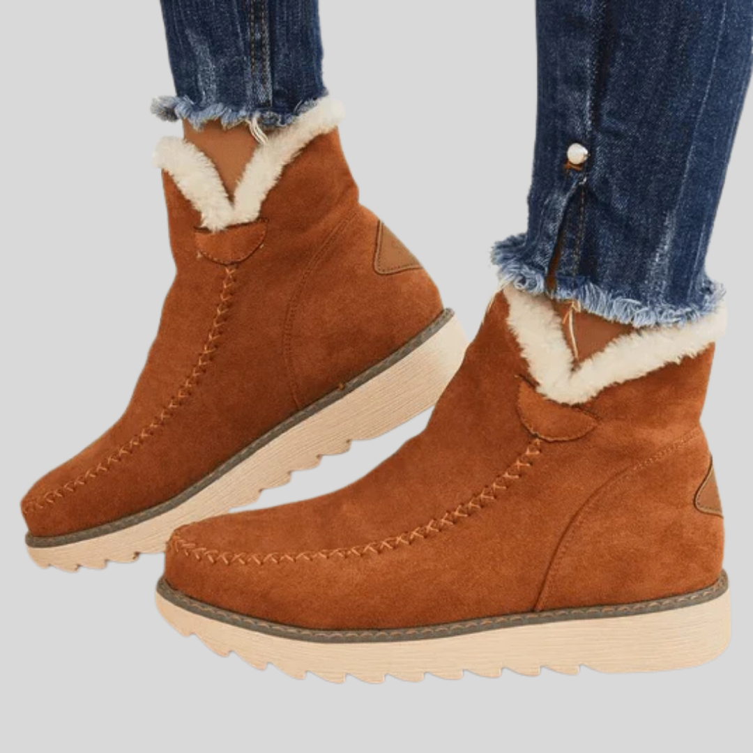 Botas de Tobillo Aisladas para Mujeres en Invierno