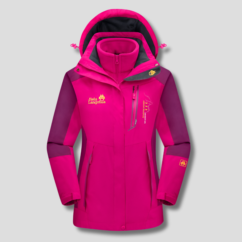 Chaqueta de Esquí 3 en 1 Capa Funcional de Invierno