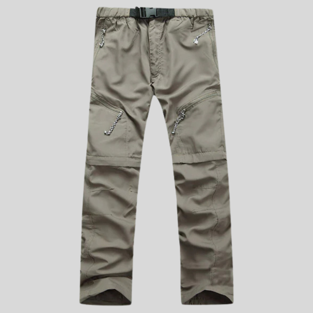 Pantalones de Senderismo 2 en 1 para Hombre – Estilo Rugoso con Función Convertible