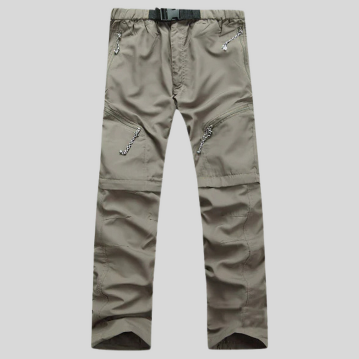 Pantalones de Senderismo 2 en 1 para Hombre – Estilo Rugoso con Función Convertible