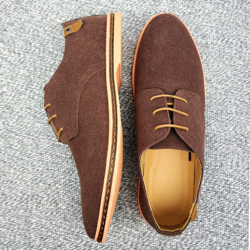 Zapatos Oxford de piel de ante ClassicStep: artesanía refinada para el caballero moderno