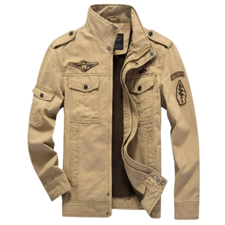Chaqueta militar de entretiempo para hombre: estilo robusto y funcionalidad para el día a día