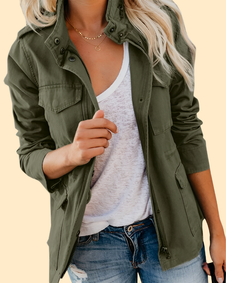 Chaqueta de mezclilla suave para mujeres
