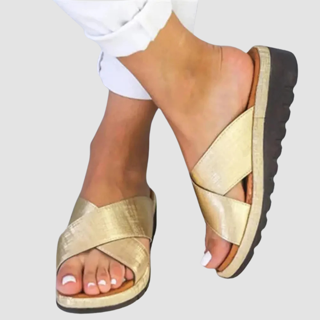 Cómodas sandalias de verano con plataforma