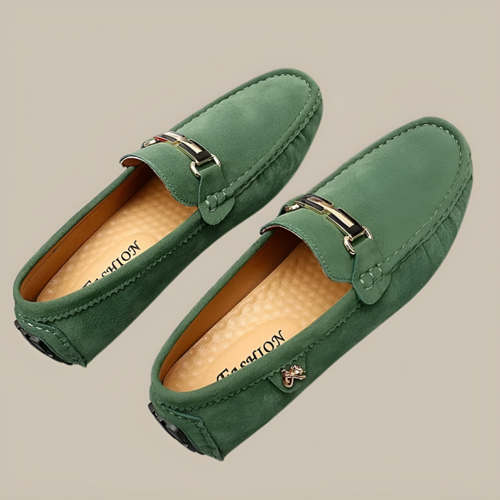 Mocasines de Suede Sin Cordones para Hombres