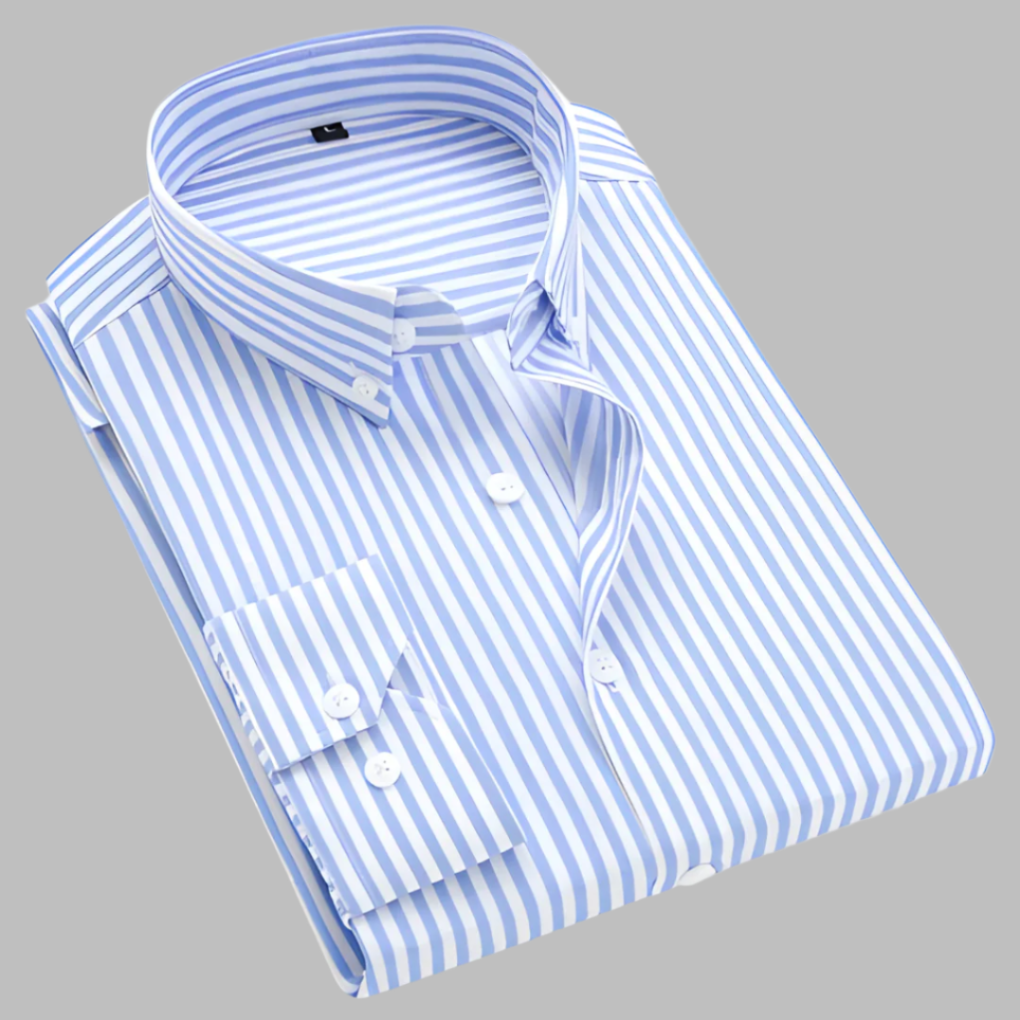 Camisa de Algodón Oxford a Cuadros para Hombres