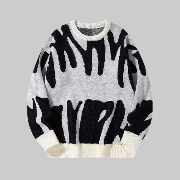 Textura Suave - Pullover de Punto Casual para Hombres
