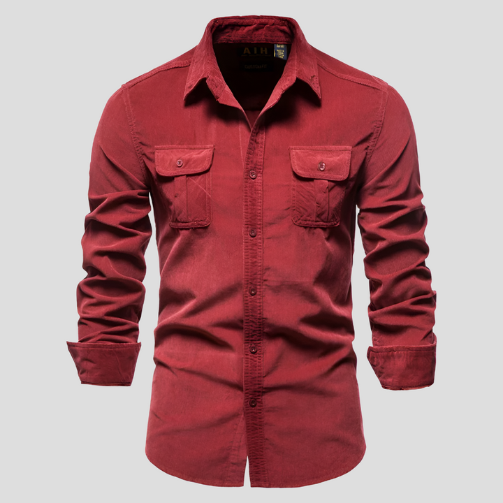 Camisa de pana para hombre: textura atemporal, comodidad para el día a día