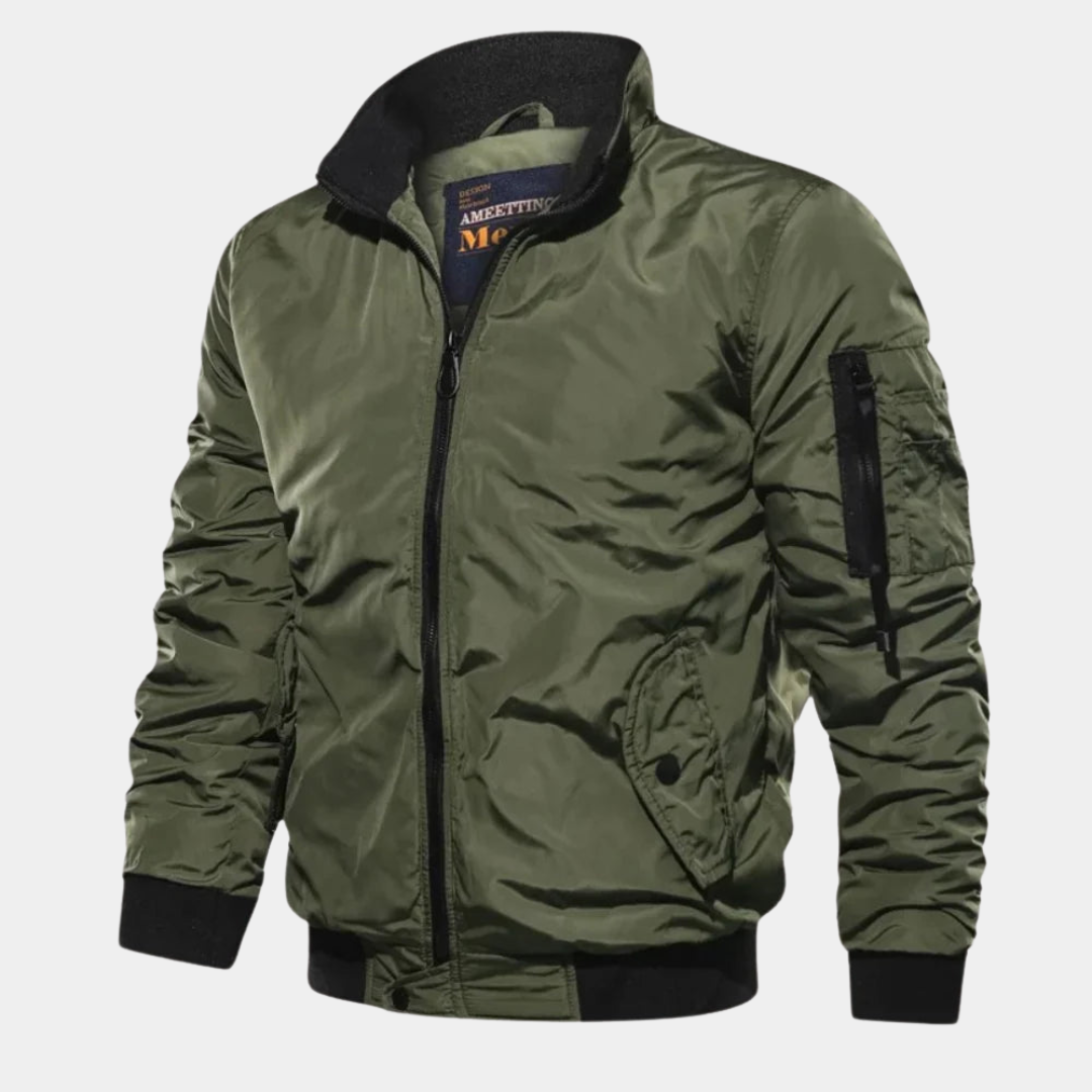 Chaqueta Bomber Resistente al Viento para Hombres