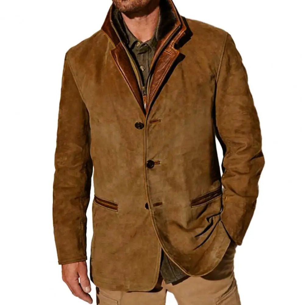 Elegante chaqueta de entretiempo para hombre
