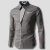 Camisa de Vestir de Manga Larga para Hombres – Diseño de Algodón Clásico