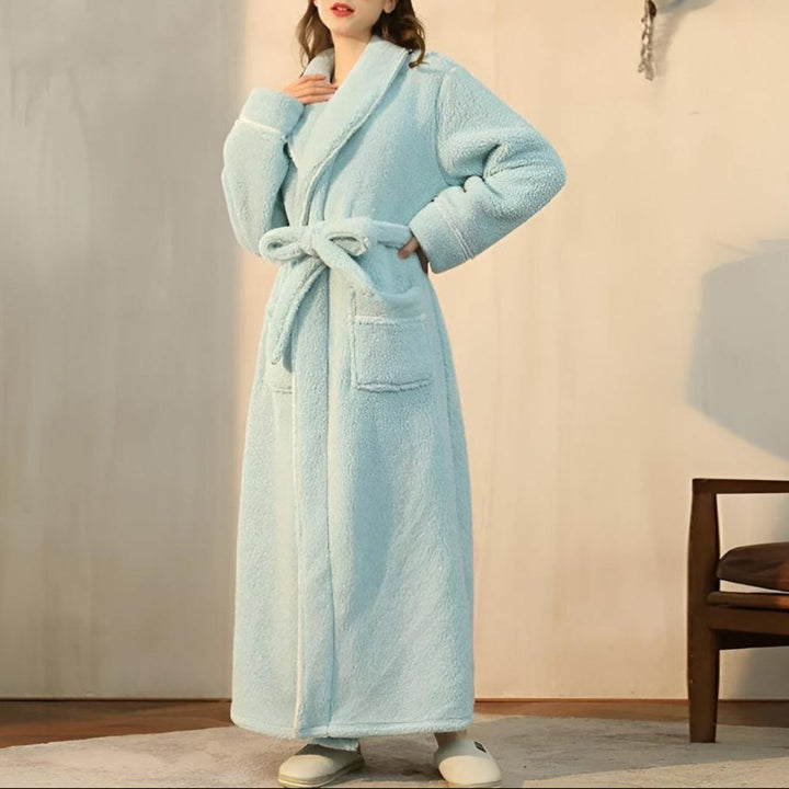 Bata de Baño Luxe Fleece Calidez Comodidad