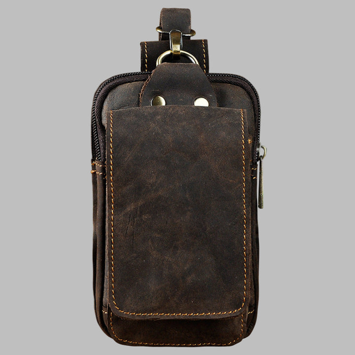 Bolso de Cadera de Cuero para Hombres