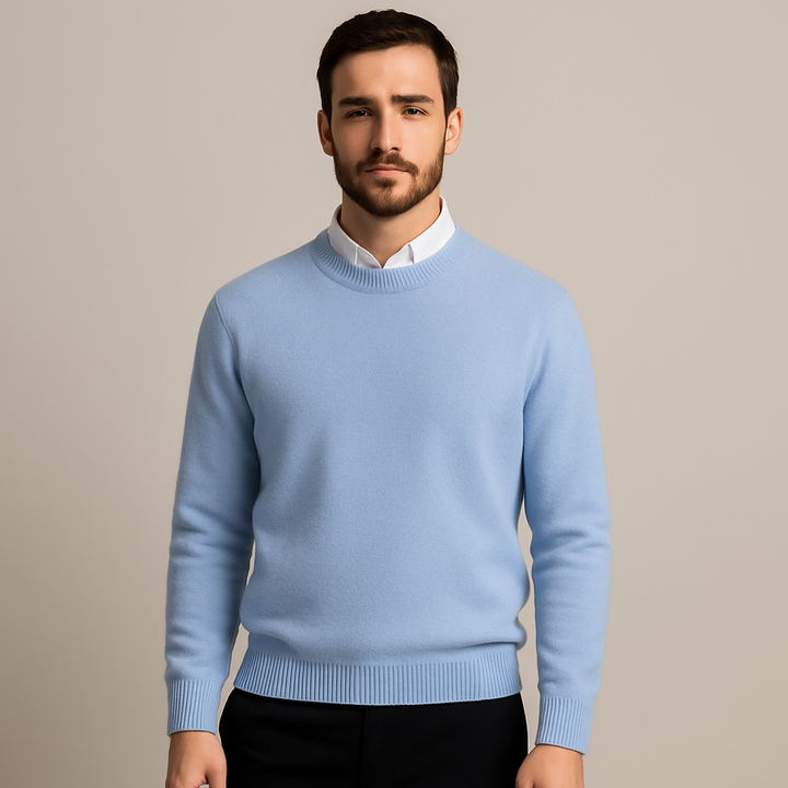 Jersey oversize de lana fina para hombre