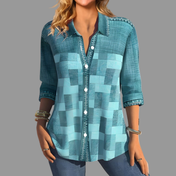 Blusa de Botones para Mujeres – Estilo Diario Venalin