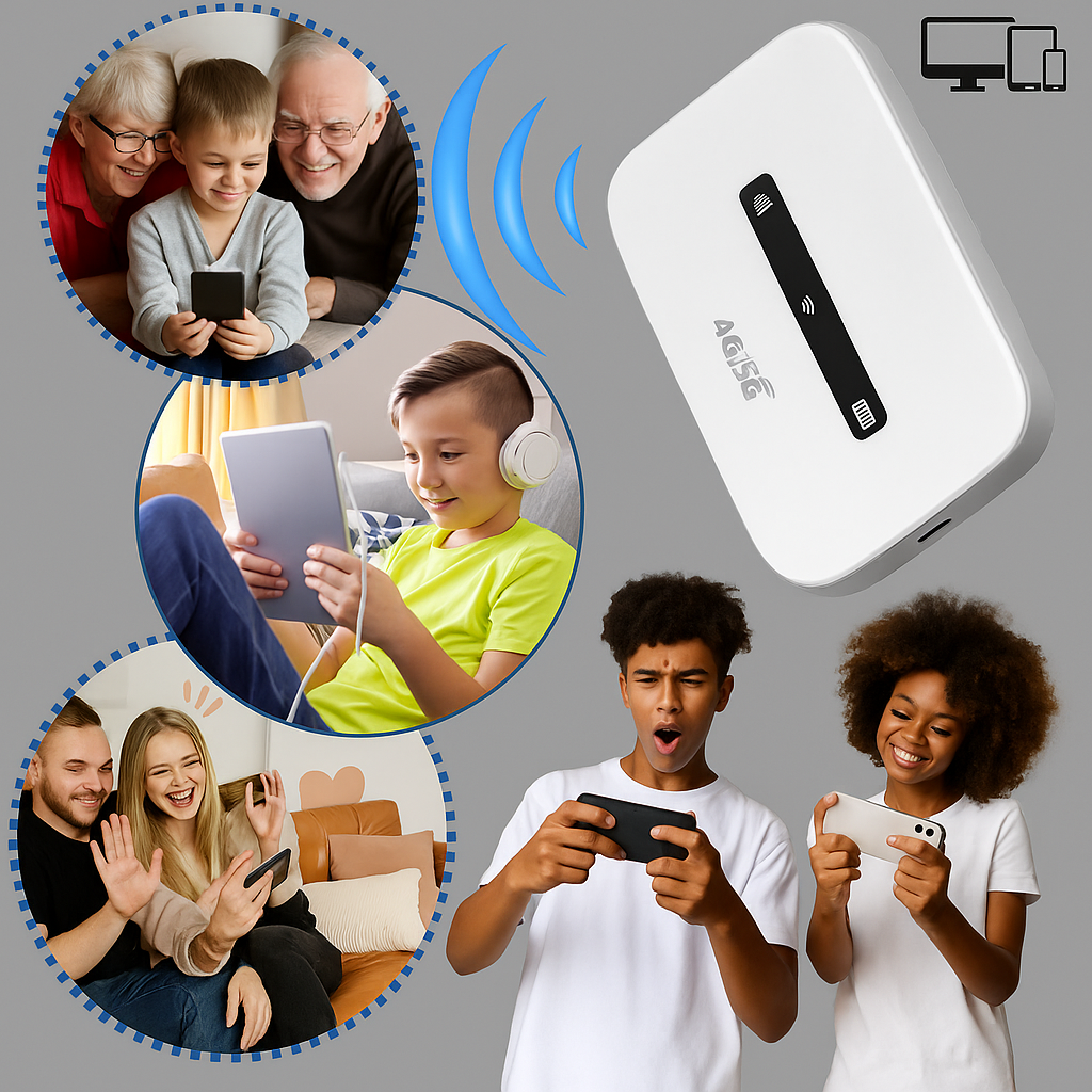 Enrutador Wi-Fi Portátil – Acceso a Internet en Movimiento