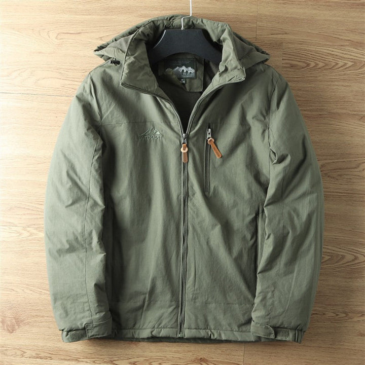 Chaqueta Exterior Impermeable y Transpirable para Hombre con Capucha