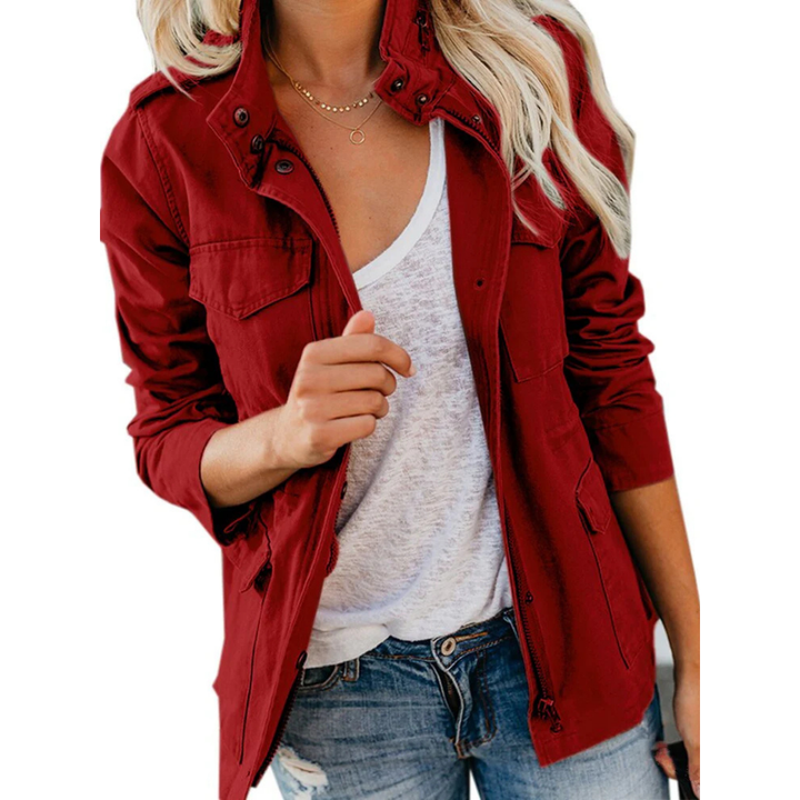 Chaqueta Casual con Cremallera para Mujeres Estilosa | Comodidad Versátil